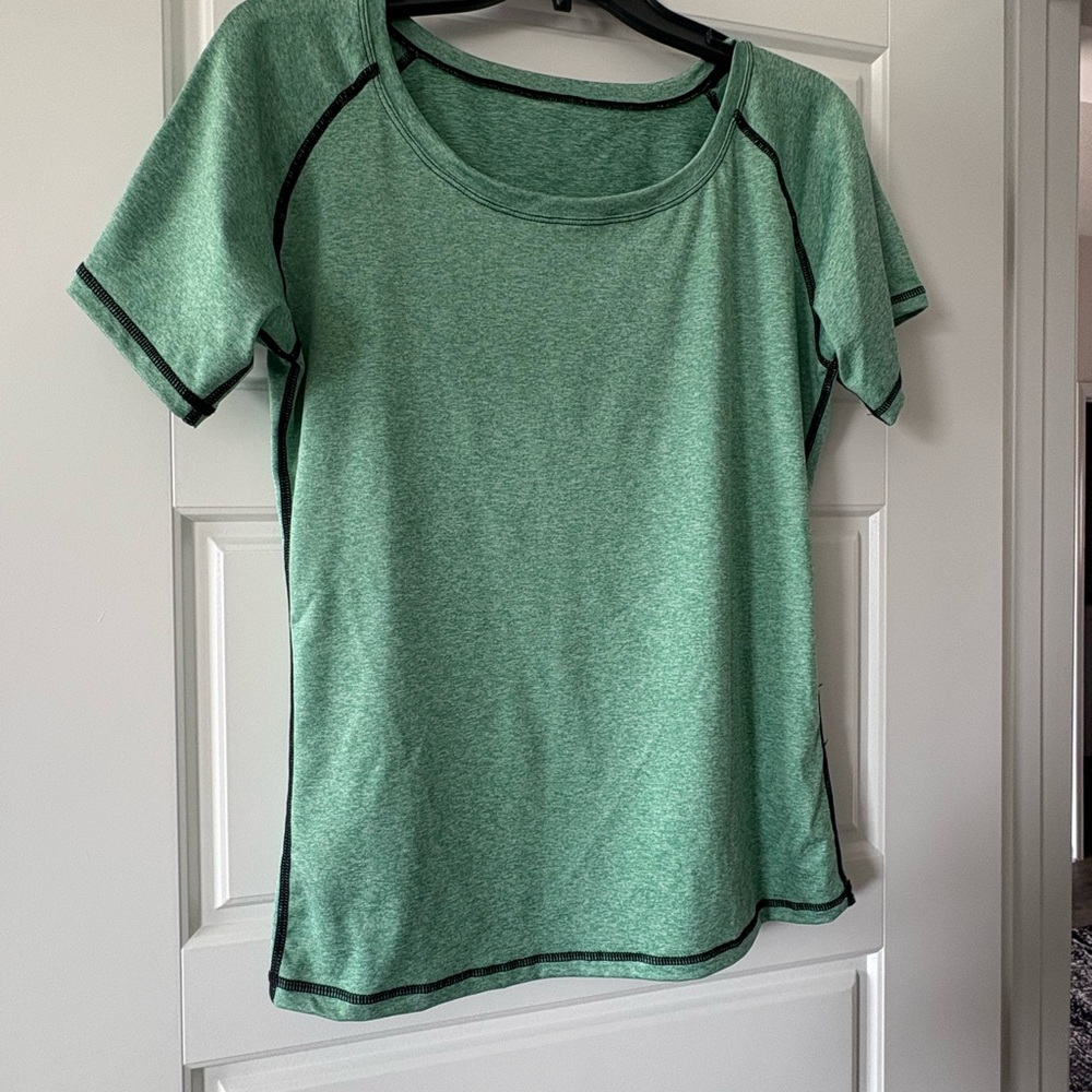Green Women's Active Wear Top